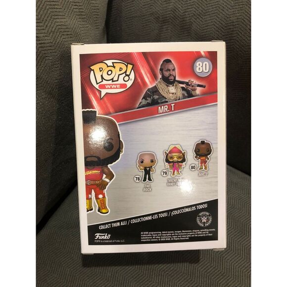 Funko Pop! #80 WWE Wrestling - Mr. T Brand New In Box - Picture 2 of 5
